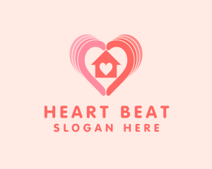 Heart Charity House logo design