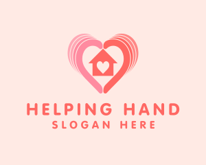Assistance - Heart Charity House logo design