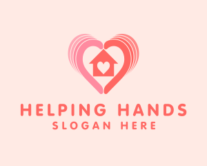 Assistance - Heart Charity House logo design