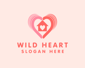 Heart Charity House logo design