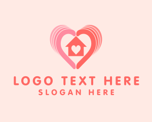 Hand Sign - Heart Charity House logo design