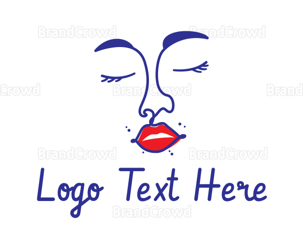 Sexy Woman Face Logo