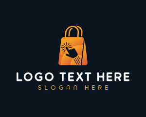 Mall - Ecommerce Shopping Bag logo design