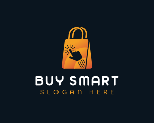 Ecommerce Shopping Bag logo design