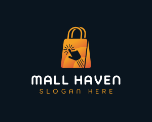 Ecommerce Shopping Bag logo design