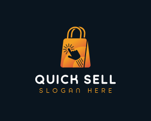 Ecommerce Shopping Bag logo design