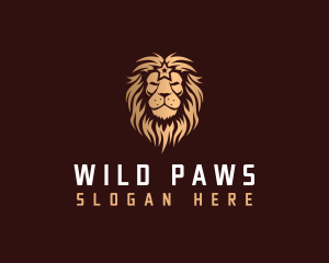 Luxury Animal Lion logo design