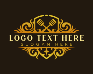 Baroque - Decorative Elegant Restaurant logo design