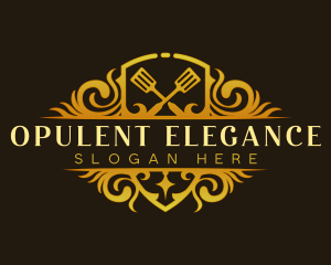 Baroque - Decorative Elegant Restaurant logo design