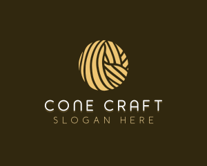 Weaving Yarn Crochet logo design