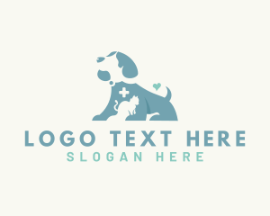 Veterinary - Dog Cat Veterinary Clinic logo design
