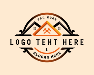 Repair - Hammer Roofing Carpentry logo design