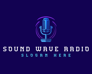 Radio - Radio Station Microphone logo design