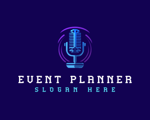 Entertainment - Radio Station Microphone logo design