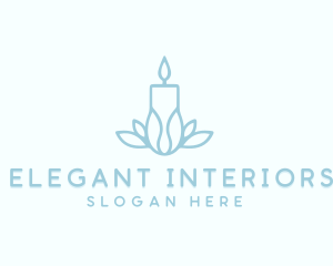 Eco Candle Wellness logo design