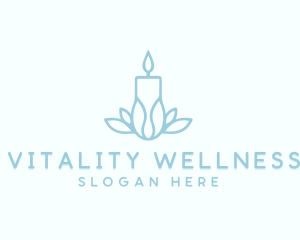 Eco Candle Wellness logo design