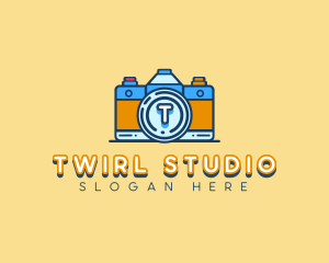 Camera Photography Lens logo design