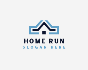 Home Roofing Builder logo design