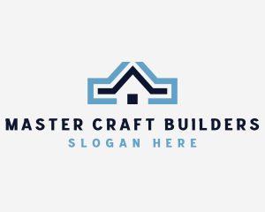Builder - Home Roofing Builder logo design