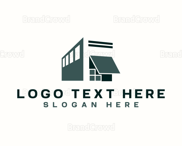 Warehouse Storage Building Logo