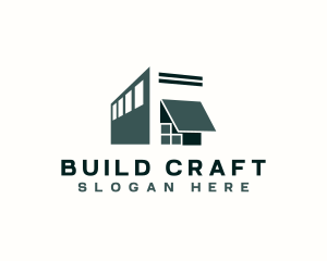 Warehouse Storage Building  logo design