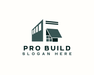 Warehouse Storage Building  logo design