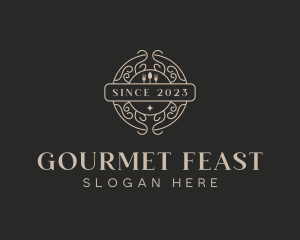 Gourmet Fine Dining logo design