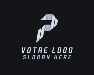 Personal - Influencer Vlog Media Letter P logo design