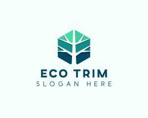 Tree Planting Eco logo design