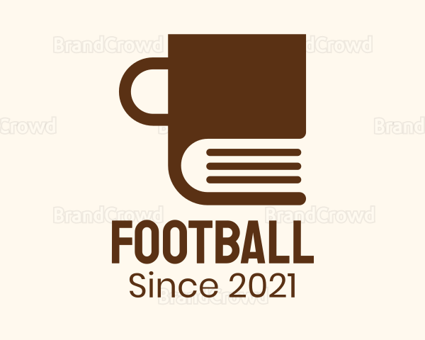 Brown Book Mug Logo