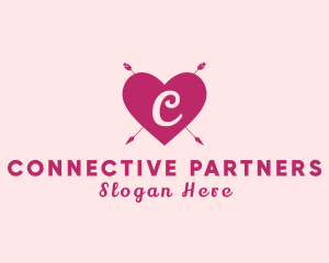 Relationship - Heart Arrow Dating App logo design