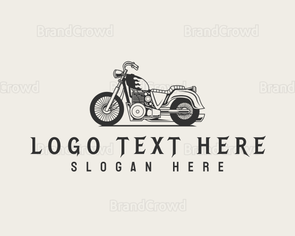 Motorcycle Rider Vehicle Logo