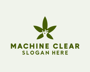 Herbal Medicine - Organic Cannabis Vape logo design