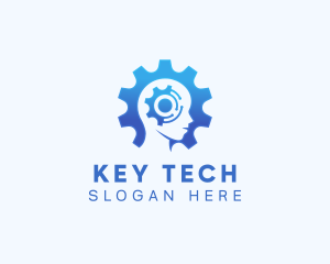 Ai Tech Head logo design