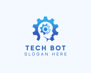 Ai Tech Head logo design