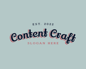 Retro Vintage Company logo design