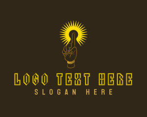 Tarot - Finger Sun Energy logo design