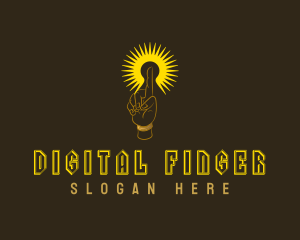 Finger - Finger Sun Energy logo design