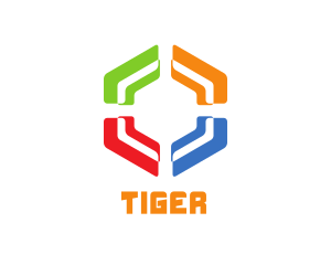 Community - Generic Colorful Hexagon logo design