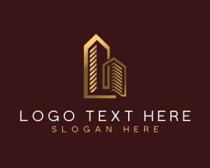 Build - Luxury Building Apartment logo design