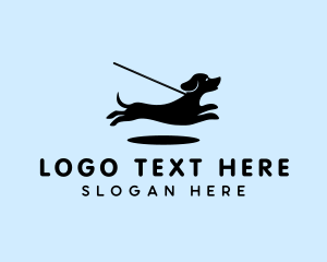 Grooming - Dachshund Pet Trainer logo design