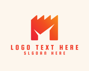 Financial - Modern Property Letter M logo design