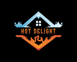 Thermal Heating HVAC logo design