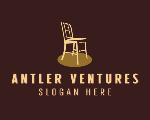 Wood Chair Furniture logo design