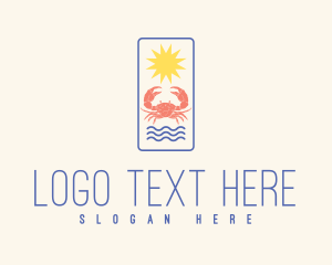 Beach Crab Restaurant Logo