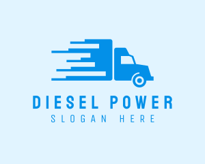 Diesel - Delivery Truck Trucking logo design