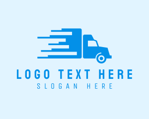 Haulage - Delivery Truck Trucking logo design