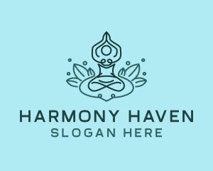 Holistic - Holistic Yoga Meditation logo design