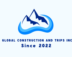 Mountain River Travel logo design