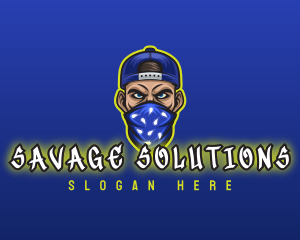 Gangster Thug Avatar logo design